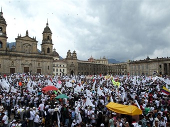 Hoy hay marcha en silencio a favor de campesinos en Bogotá Hoy hay marcha en silencio a favor de campesinos en Bogotá
