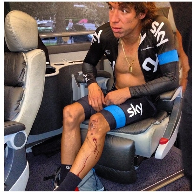 Rigoberto Urán termina su temporada con caída
