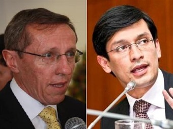 Navarro y Camilo Romero precandidatos presidenciales de la Alianza Verde