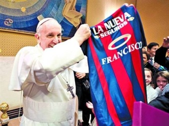 San Lorenzo viajará al Vaticano a dedicarle el título al papa