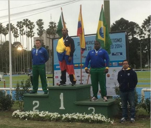 Mauricio Ortega, primer oro de Colombia en el Suramericano sub-23