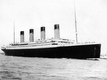 Revelan imágenes inéditas del inicio del único viaje del Titanic
