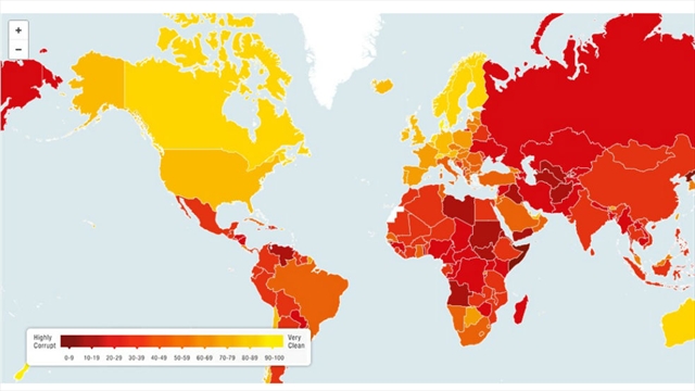 Colombia ocupó el puesto 94 en índice de corrupción
