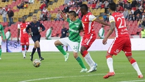 Un gol de Santos Borré le dio el triunfo a Cali sobre Santa Fe en El Campín