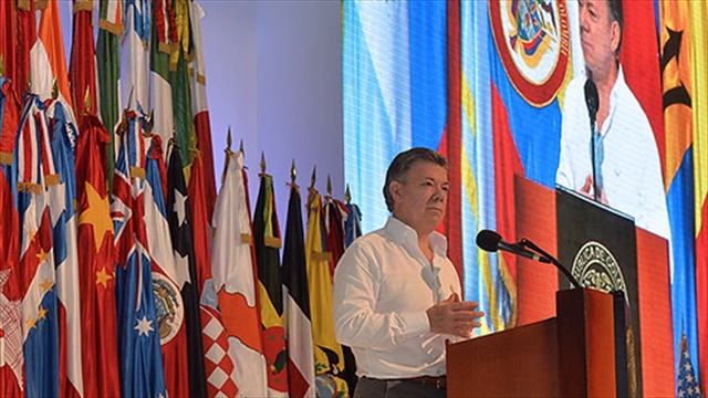 Santos visita Noruega en gira centrada en el proceso de paz con las Farc