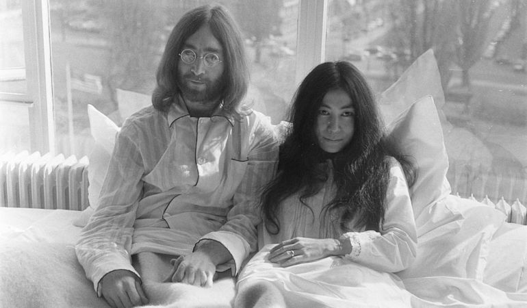 John Lennon y Yoko Ono