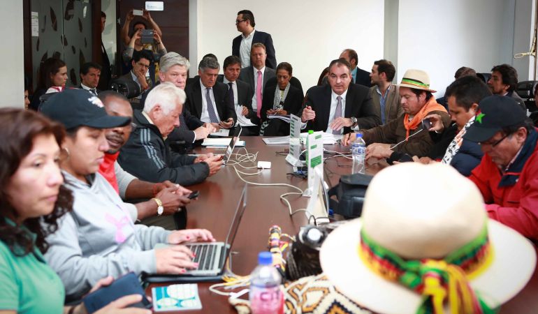 Finalizó toma campesina a Ministerio de Agricultura