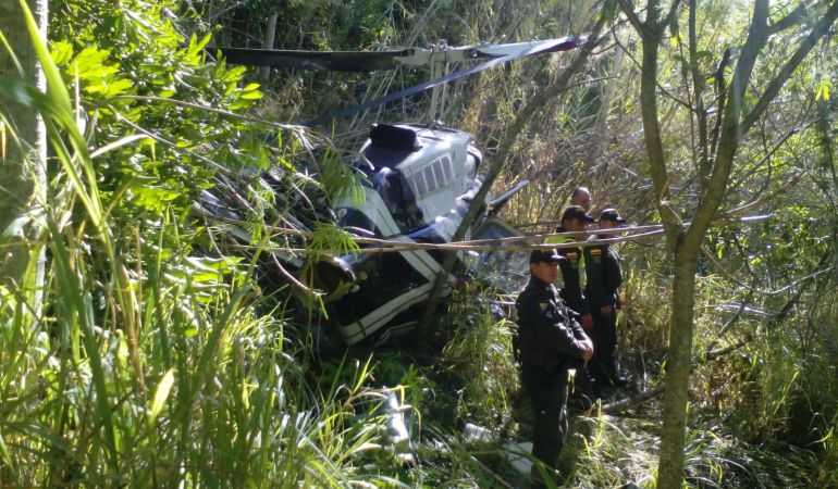 Copiloto de helicóptero accidentado es atendido en el Hospital de Soatá, Boyacá