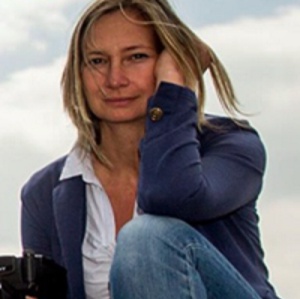 Petra László, una reportera de la televisión N1 Petra László, una reportera de la televisión N1