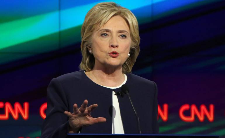 Hilary Clinton política exterior ebates presidenciales: Hillary Clinton, favorita en el primer debate demócrata