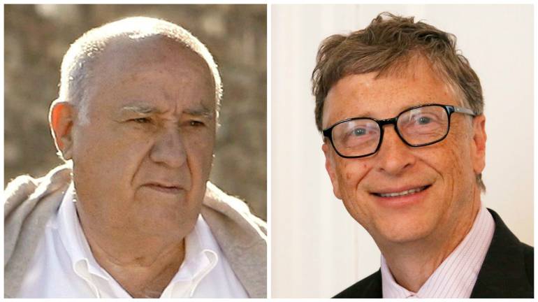 Amancio Ortega y Bill Gates
