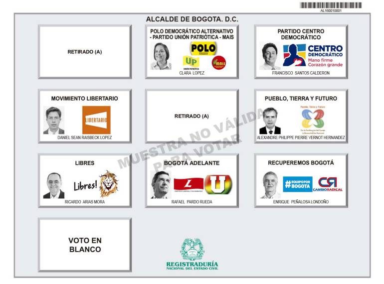 Bogotá decide si hace un giro en tendencia ideológica