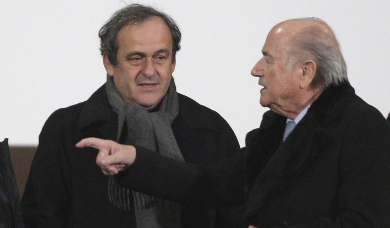 Platini Blatter FVF: "Denuncia contra Platini es una maniobra de Blatter": Presidente de la FVF