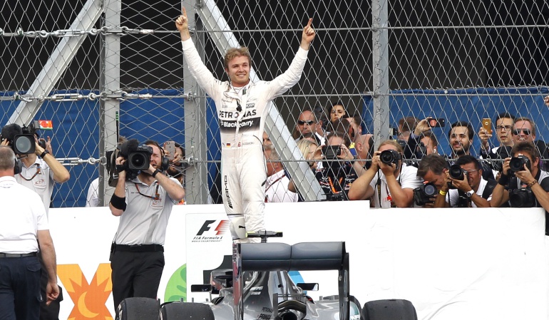 Rosberg gana en México y da un gran paso hacia el subcampeonato