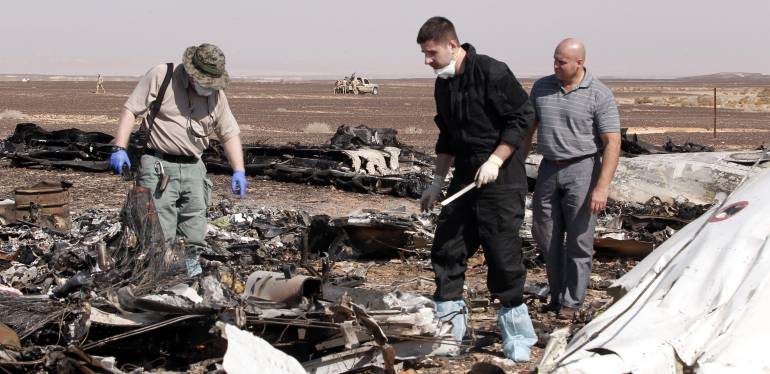 Rusia afirma que este lunes concluirá el rescate de todas las víctimas del avión que cayó en Egipto