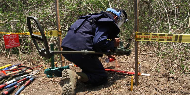 En 2 semanas empezará desminado humanitario en Mesetas, Meta
