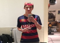 El hijo de Mourinho celebra la goleada: Visca el Barça