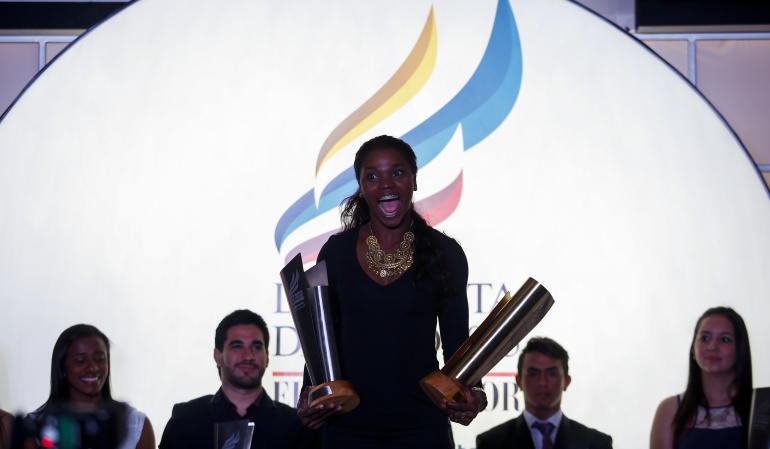 Caterine Ibargüen es elegida como la deportista del año 2015