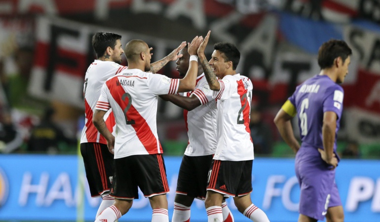 River Plate vence con apuros al Hiroshima y llega a la final