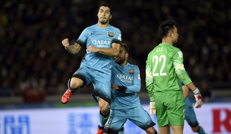 Triplete Luis Suárez Mundial de Clubes: Luis Suárez, primer jugador que anota un triplete en Mundial de Clubes
