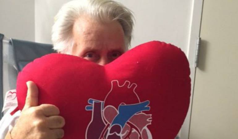 Martin Sheen tras su operación de corazón.