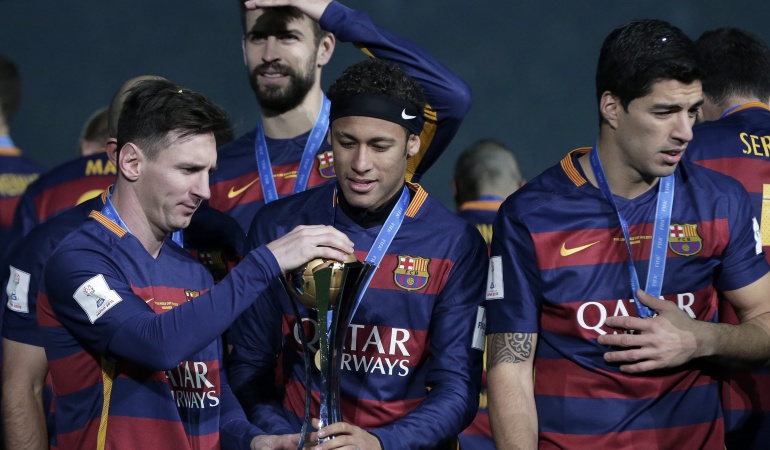 Luis Suárez Mundial de Clubes: Suárez dice sentir tranquilidad por tener al lado a Messi y a Neymar
