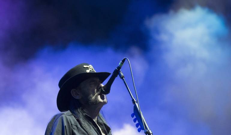 Cantante y líder de Motörhead, Lemmy Kilmister