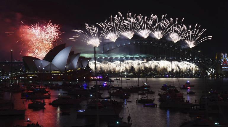 Año Nuevo 2016 en Australia.