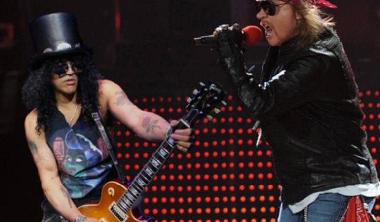 guns n' roses. slash, axl rose, coachella: Axl Rose y Slash: juntos en Coachella 2016