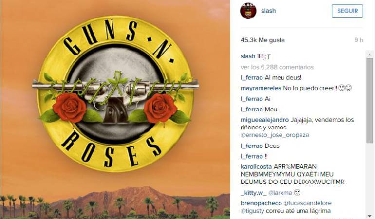 Guns N' Roses y LCD Soundsystem encabezan el cartel de Coachella: Guns N' Roses y LCD Soundsystem, cabezas de cartel del festival Coachella