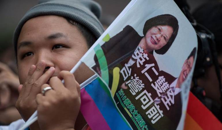 Taiwán elige por primera vez a una mujer como presidenta