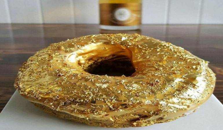 El dónut de oro, la última excentricidad culinaria de Nueva York