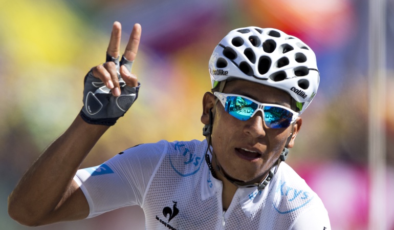 Tercera etapa Tour de San Luis: Ataqué en el ascenso para probar fuerzas: Nairo Quintana