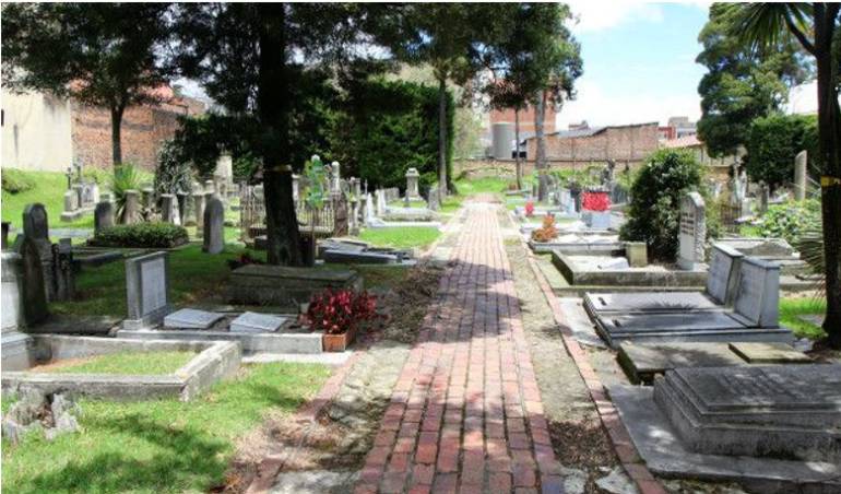 cementerios de Bogotá, cementerio británico en Bogotá: El solitario cementerio de Bogotá que no pertenece a Colombia