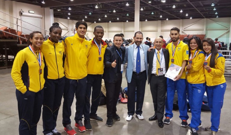Colombia conquista récord histórico de medallas en el US Open de taekwondo