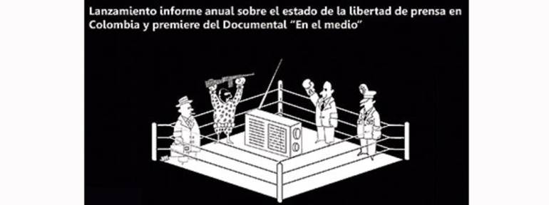 Presentan documental "En el medio" sobre libertad de prensa en las regiones de Colombia: “En el medio”, un documental para repensar el periodismo en Colombia