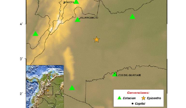Sismo de 4,6 grados se siente en el centro del país
