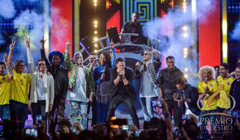 Vives cantó con JBalvin, maluma, el pibe, fonseca, juanes, silvestre y otros: La gran noche del homenaje a Vives