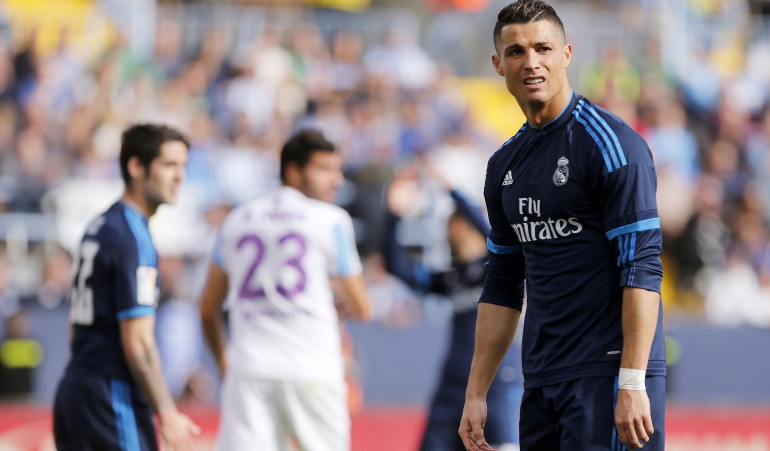 Real Madrid igualó 1-1 con Málaga y se distancia más del Barcelona