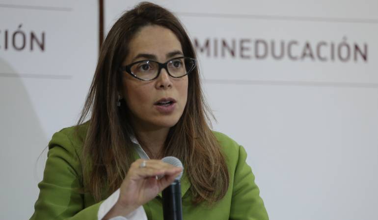 Ministra de Educación, Gina Parody.