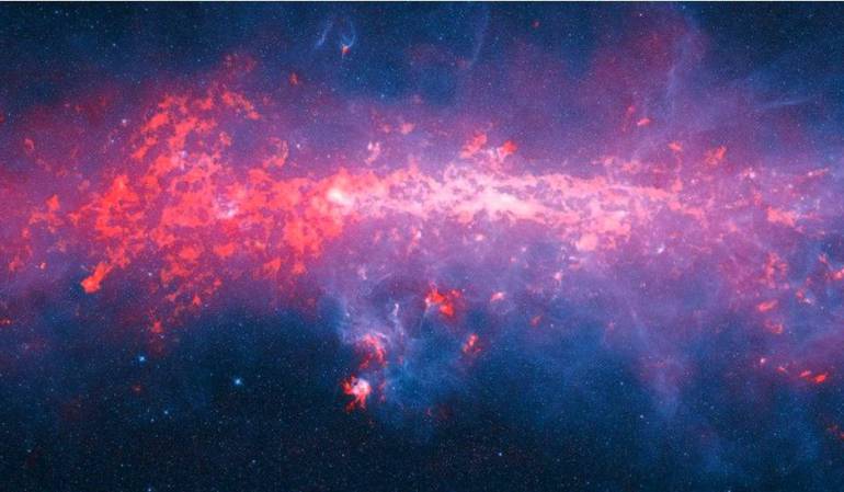 Vista de la vía láctea: El mapa más preciso y hermoso de la Vía Láctea