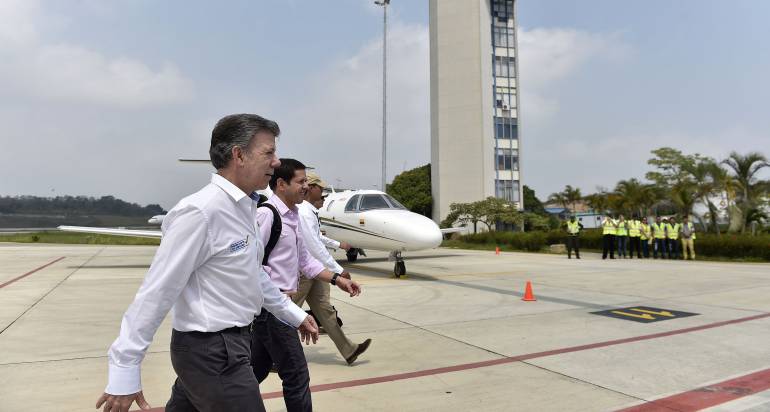 Presidente de Colombia, Juan Manuel Santos.