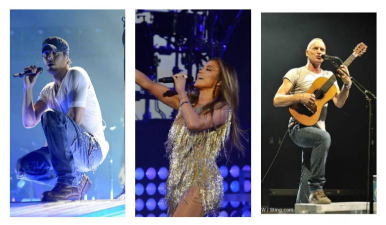 La boda del año: Sting, Enrique Iglesias y Jennifer López cantaron en la boda del siglo