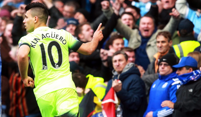 Manchester City Chelsea Sergio Agüero: Agüero lidera la goleada del Manchester City 0-3 ante el Chelsea