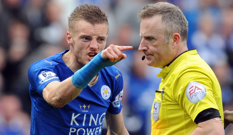 La FA acusa a Vardy de conducta impropia y podría sancionarlo con 2 partidos