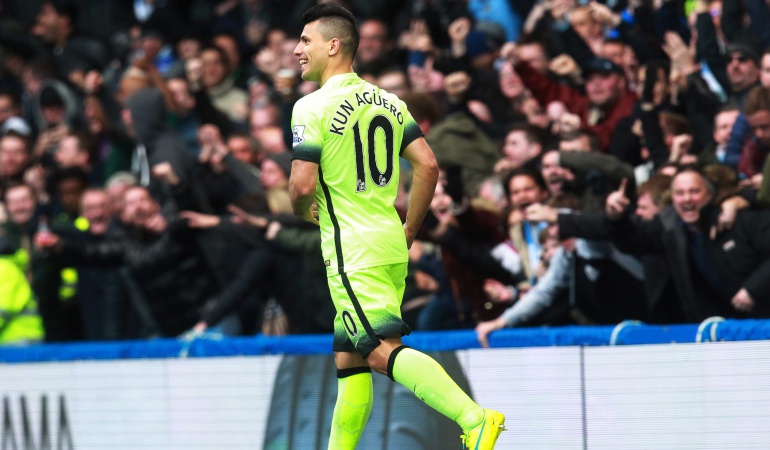 Sergio Agüero segundo jugador cien goles Premier: Agüero, el segundo jugador en llegar más rápido a los cien goles en Premier