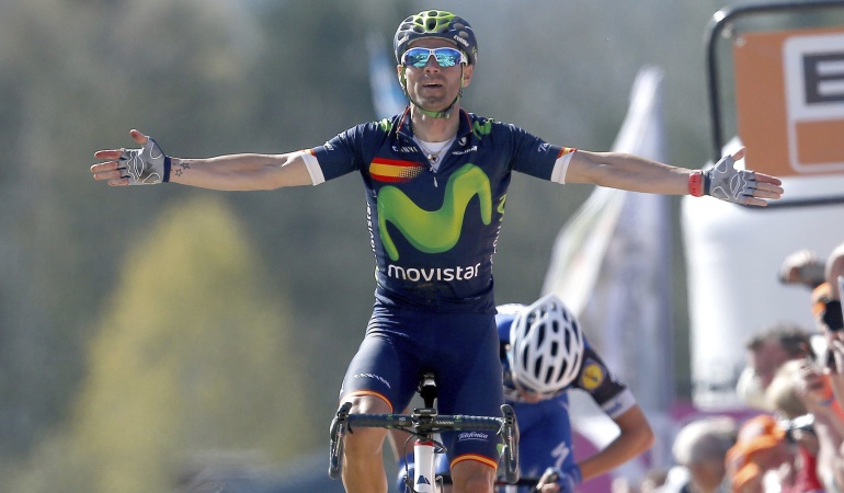 Alejandro Valverde hace historia al ganar la Flecha Valona