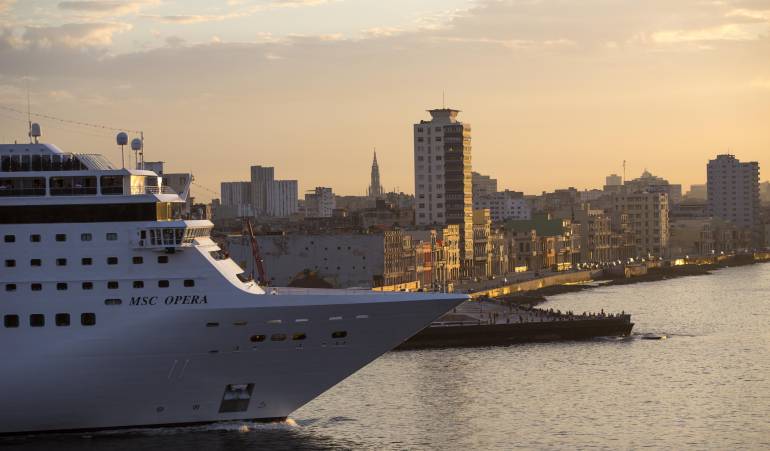 Imagen de un crucero en Cuba.