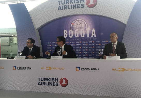 Turkish Airlines Colombia: Aterrizó el primer vuelo de Turkish Airlines en Colombia Turkish Airlines Colombia: Aterrizó el primer vuelo de Turkish Airlines en Colombia
