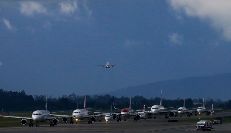 pasajeros aéreos: Más de 8 millones de pasajeros aéreos se han movilizado en Colombia durante primer trimestre